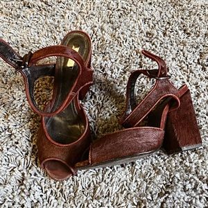 Schutz’s Burgundy Heels